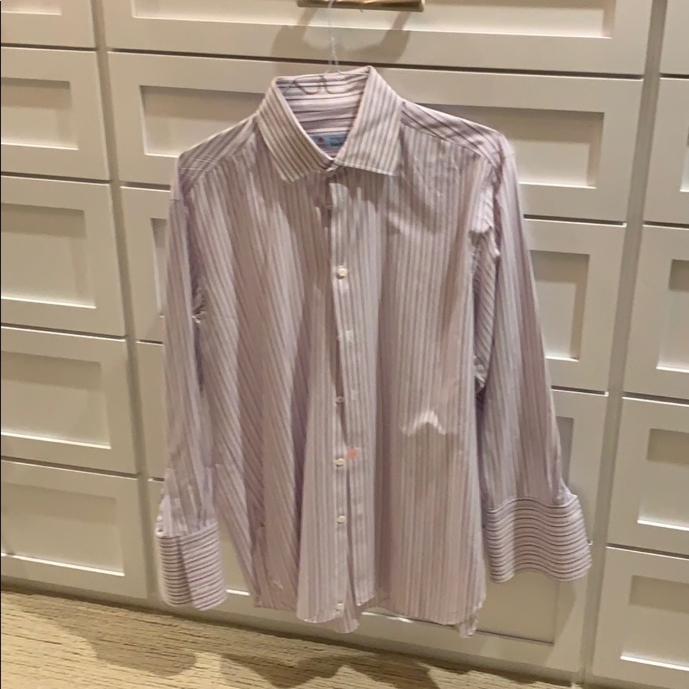 Men’s Borelli Napoli 16 1/2 French Cuf Dress Shirt